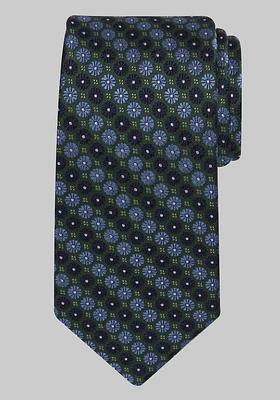 Men's Traveler Collection Floral Stripe Tie, Green, One Size