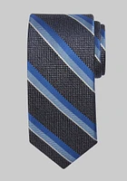 Men's Reserve Collection Multimedia Stripe Tie, Charcoal, One Size