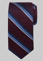 JoS. A. Bank Men's Reserve Collection Multimedia Stripe Tie, Burgundy, One Size