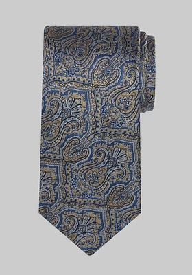 Men's Reserve Collection Textured Persian Paisley Tie, Gold, One Size