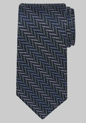 Men's Reserve Collection Chevron Knit Stripe Tie, Green, One Size