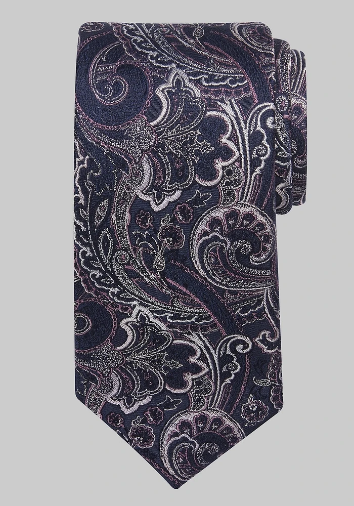 Men's Reserve Collection Degrade Paisley Tie, Purple, One Size