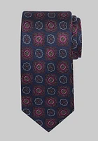 Men's Traveler Collection Halo Medallion Tie, Berry, One Size