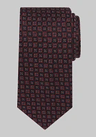 Men's Reserve Collection Luxe Geo Tie, Burgundy, One Size