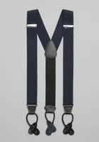 Men's Oxford Brace Suspenders, Navy, One Size