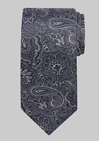 Men's Traveler Collection Pacific Paisley Tie, Charcoal, One Size