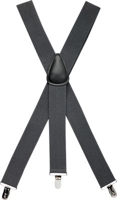 JoS. A. Bank Men's Suspenders, Charcoal, One Size