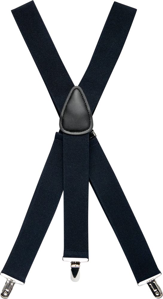 Men's Suspenders, Navy, One Size