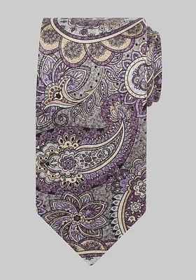 Men's Jos. A Bank Floral Paisley Tie, Charcoal, One Size