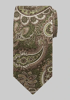 Men's Jos. A Bank Floral Paisley Tie, Green, One Size