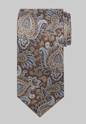 Men's Jos. A Bank Persian Paisley Tie, Brown, One Size