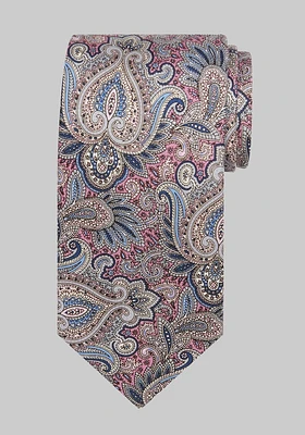 Men's Jos. A Bank Persian Paisley Tie, Pink, One Size