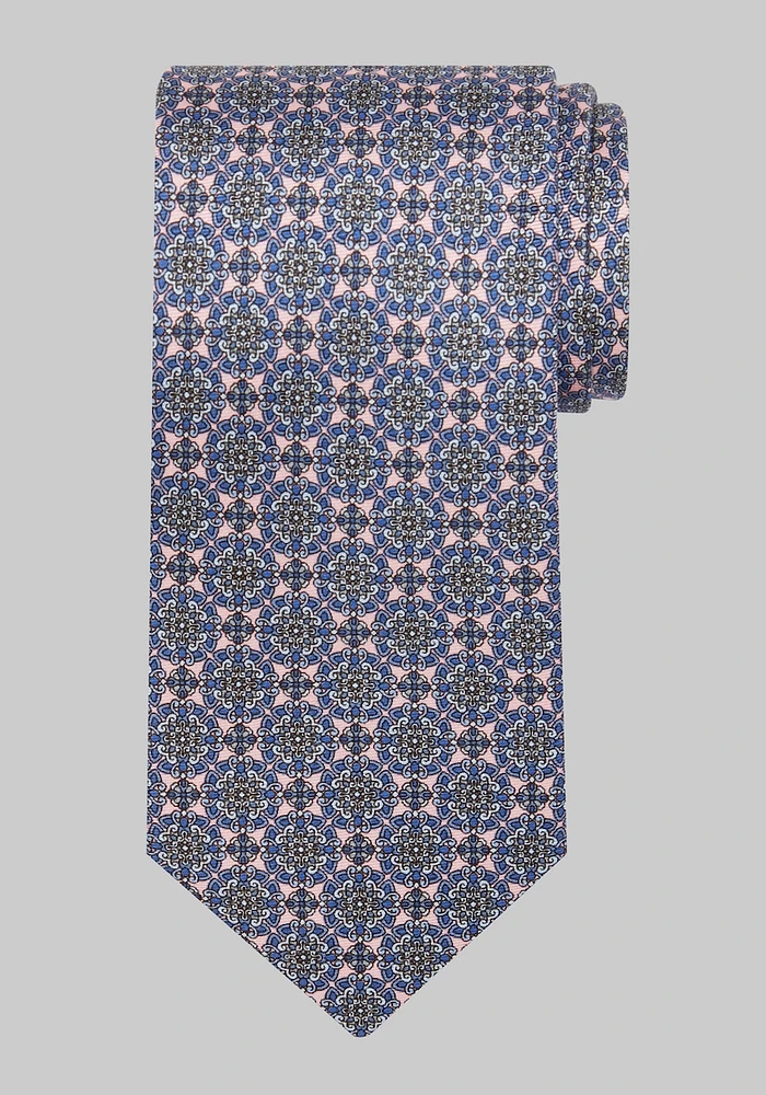 Men's Jos. A Bank Geo Medallion Tie, Pink, One Size