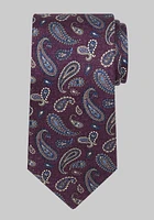 Men's Tossed Paisley Tie, Purple, One Size