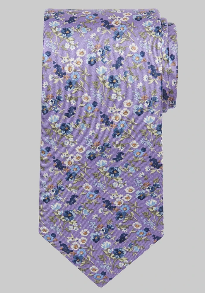 Men's Jos. A. Bank Abstract Floral Tie at Jos. A. Bank, Purple, Size One