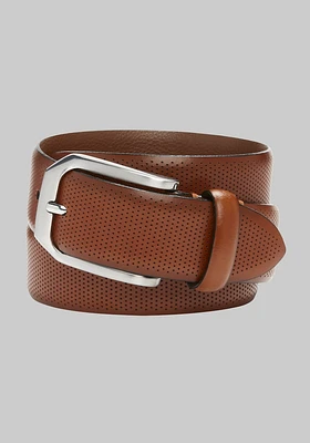 Men's Johnston & Murphy Micro Perforated Leather Belt, Tan, SIZE 32