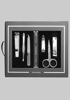 Men's 6-Piece Manicure Set, Black, One Size