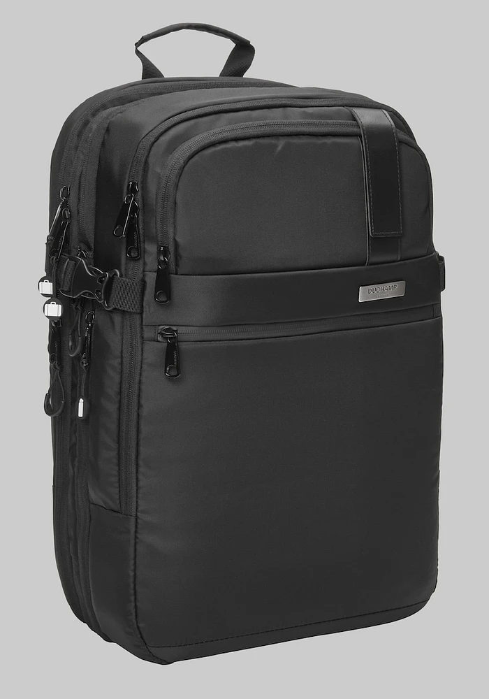 Men's Duchamp Expandable Travel Backpack Suitcase, Black, One Size