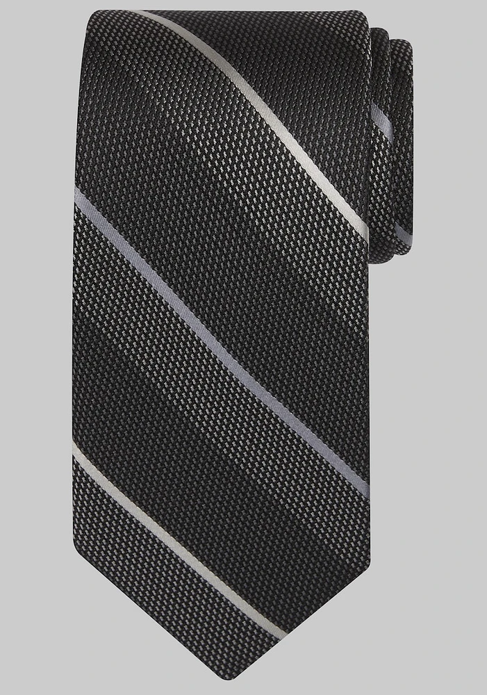 Men's Traveler Collection Pebbled Stripe Tie at Jos. A. Bank, One