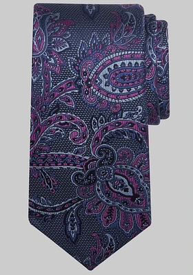 Men's Traveler Collection Dragon Paisley Tie, Fuschia, One Size