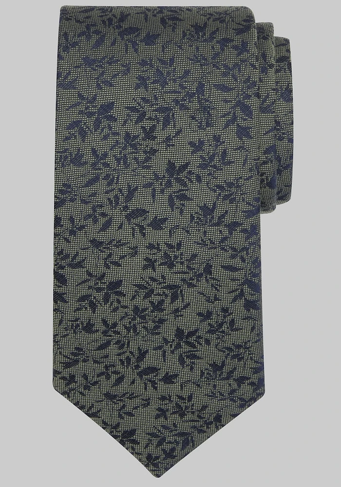 Men's Reserve Collection Foglie Floral Tie at Jos. A. Bank, Green, Size: One