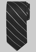 Men's Sweater Stripe Tie, Black, One Size