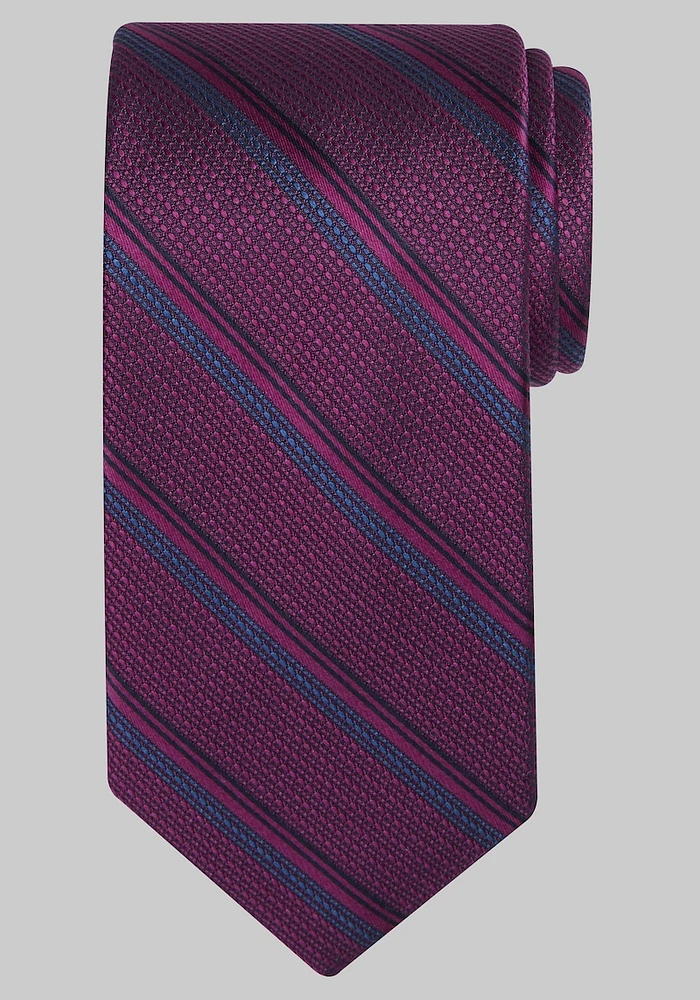 Men's Traveler Collection Smooth Stripe Tie at Jos. A. Bank, One