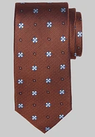 Men's Traveler Collection Flower Box Tie, Orange, One Size