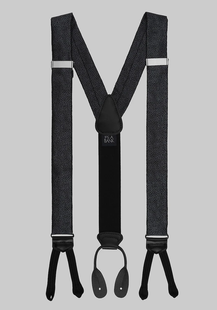 Men's Cosmos Formal Suspenders, Black, One Size