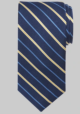 Men's Big & Tall Traveler Collection Stripe Tie at Jos. A. Bank, Blue/Navy, Size LONG