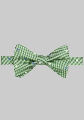 Men's Jos. A. Bank Houndstooth & Dot Pre-Tied Bow Tie at Bank, One