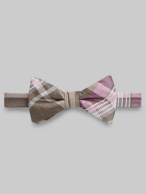 Men's Jos. A. Bank Plaid Pre-Tied Bow Tie at Bank, One