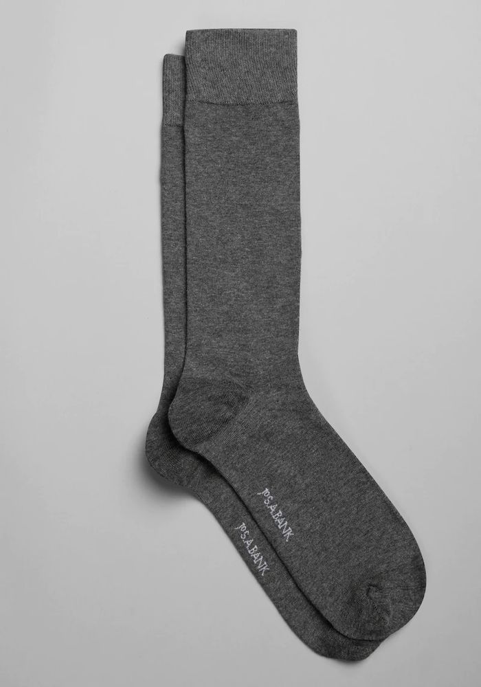 Men's Socks, 1-Pair, Charcoal, Mid Calf