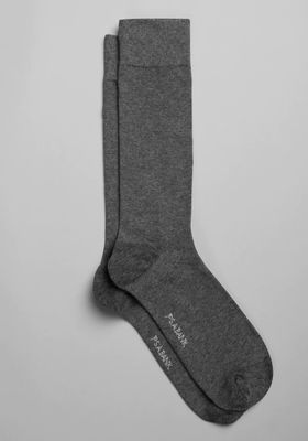 Men's Socks, 1-Pair, Charcoal, Mid Calf