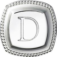 Men's Monogrammed Cufflinks, D, One Size