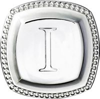 Men's Monogrammed Cufflinks, I, One Size