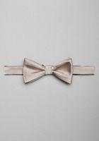 Men's Pre-Tied Silk Bow Tie, Lt Tan 17, One Size