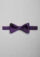 Men's Pre-Tied Silk Bow Tie, Purple, One Size