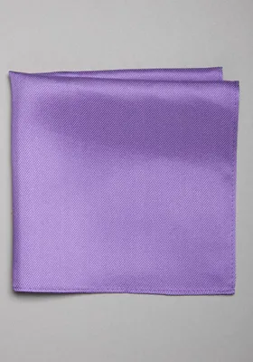 JoS. A. Bank Men's Traveler Collection Solid Pocket Square, Lilac, One Size