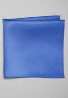 Men's Traveler Collection Solid Pocket Square, Blue, One Size