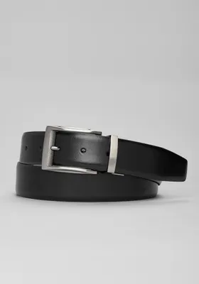 Men's Reversible Leather Belt, Black, SIZE 36