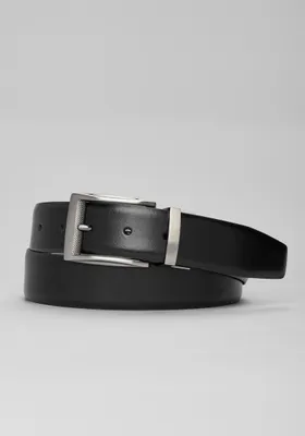 Men's Reversible Leather Belt, Black, SIZE 40