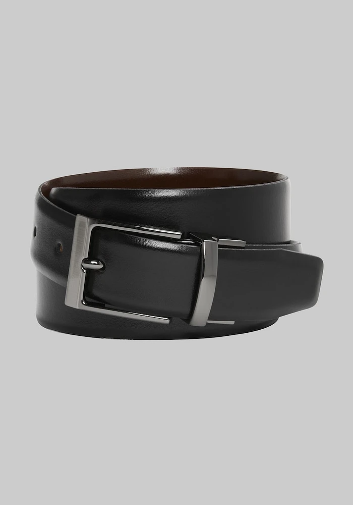 Men's Jos. A. Bank Reversible Leather Dress Belt at Bank, Multi,