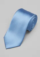 JoS. A. Bank Men's Reserve Collection Satin Weave Solid Tie, Blue, One Size