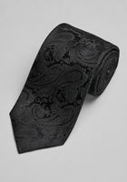JoS. A. Bank Men's Reserve Collection Fancy Formal Paisley Tie, Black, One Size