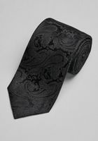 Men's Reserve Collection Fancy Formal Paisley Tie, Black, One Size