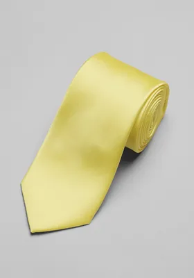 JoS. A. Bank Men's Solid Tie, Yellow, One Size