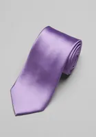 Men's Solid Tie, Lilac, One Size