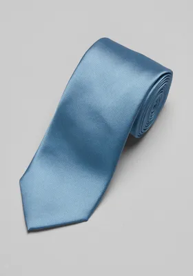Men's Solid Tie, City Blue, One Size