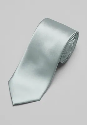 JoS. A. Bank Men's Solid Tie - Long, Eucalyptus, LONG